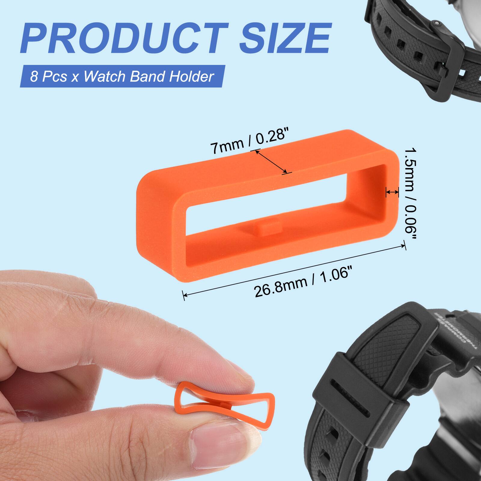 PRODUCT SIZE  
8 Pcs x Watch Band Holder  
7mm / 0.28"  
1.5mm / 0.06"  
26.8mm / 1.06"