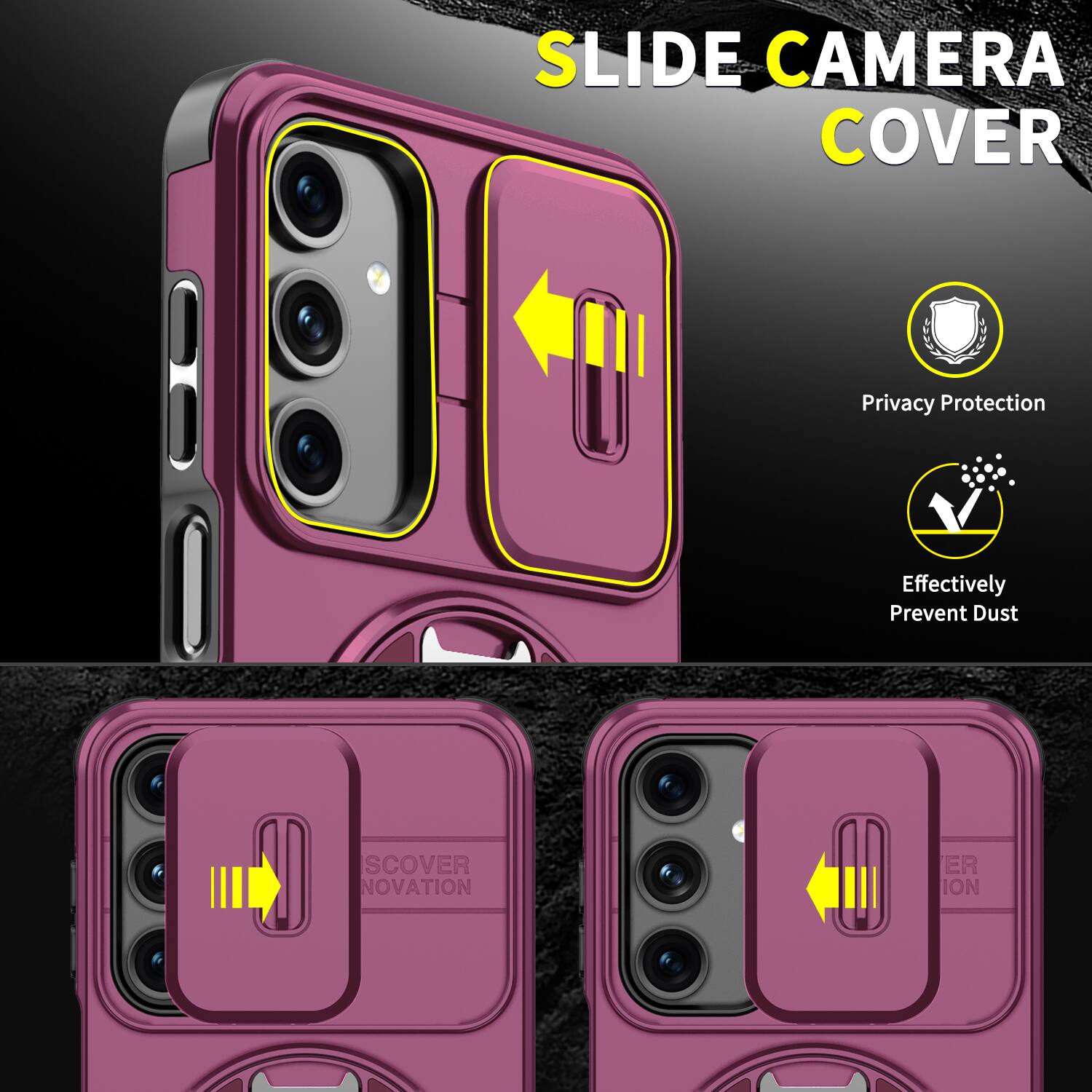 SLIDE CAMERA COVER

Privacy Protection
Effectively Prevent Dust

SCOVER NOVATION