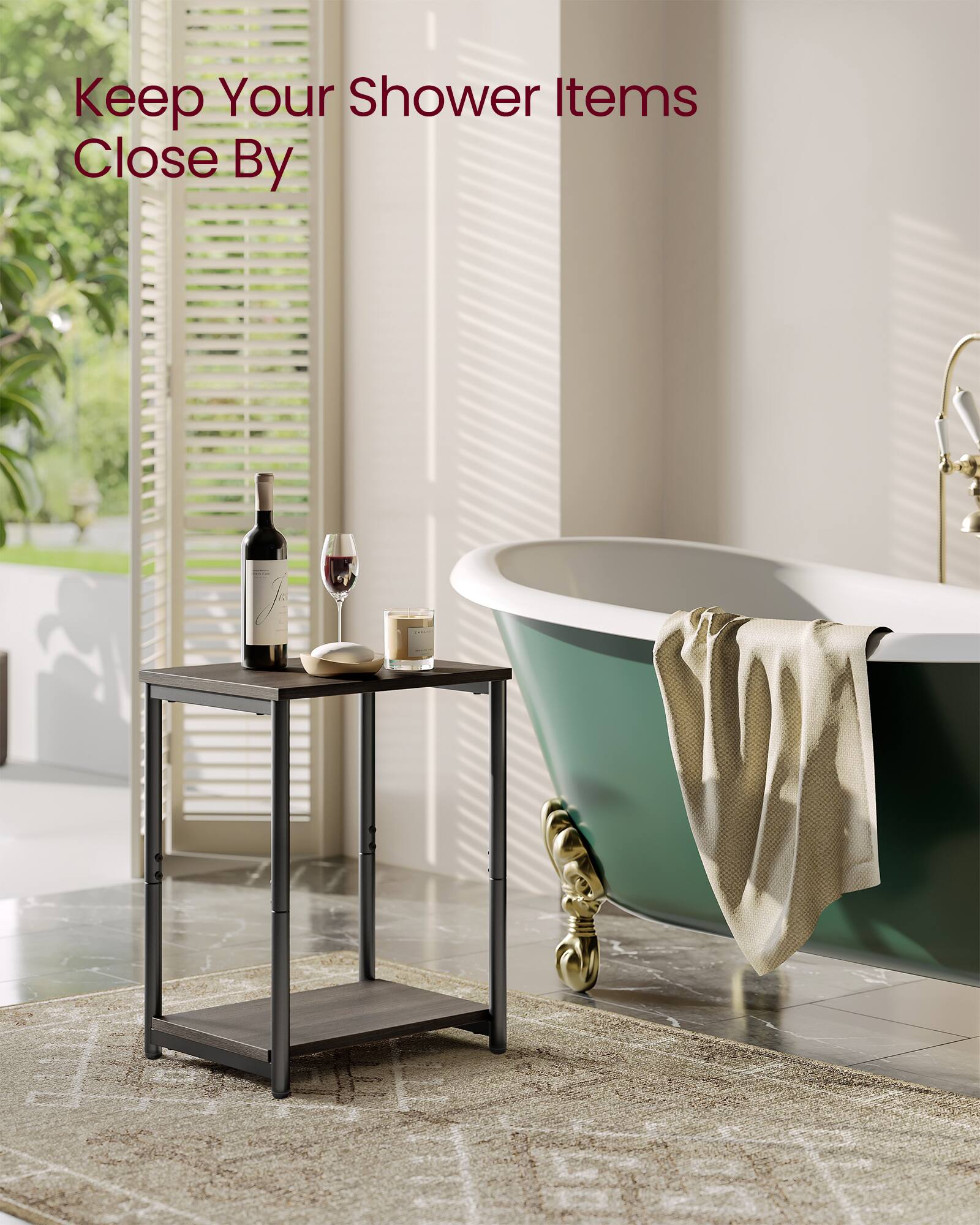 Keep Your Shower Items Close By