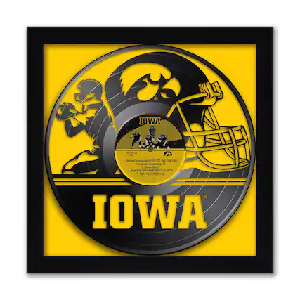 IOWA
HB VAN
- 1 olened Championship
- 1956, 1958
- 2 Conference Championships
- U I Division
- 4 om Field-Tile Ennick Stadium
- .250
- Fight Song
- IOWA Fight Song TM
IOWA
FIRST 1924
1. National Championship
2. Big Ten Championship
3. Division I-AA Championship
4. Home Field - Kinnick Stadium
5. Fight Song
IOWA
1921, 1922, 1925, 1958, 1960
Home Field - Kinnick Stadium
Fight Song - IOWA Fight Song