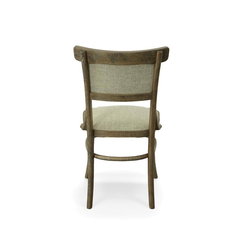 Alt View 4. Carolina Chair & Table - Diana Dining Chair - Set of 2 - Vintage Walnut - Peppered Upholstery - Brown.