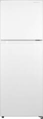 Front. Insignia™ - 22 in. Wide 10.1 Cu. Ft. Top-Freezer Refrigerator with Reversible Door and ENERGY STAR Certification - White.