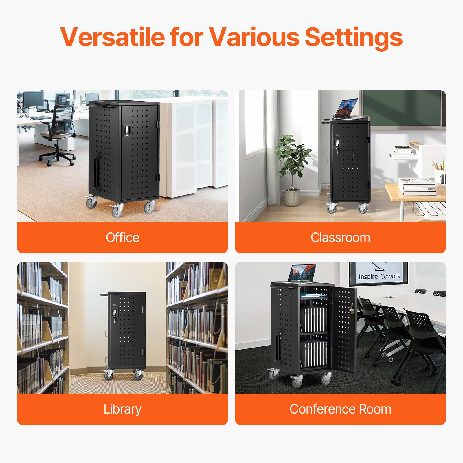 Versatile for Various Settings

- Office
- Classroom
- Library
- Conference Room