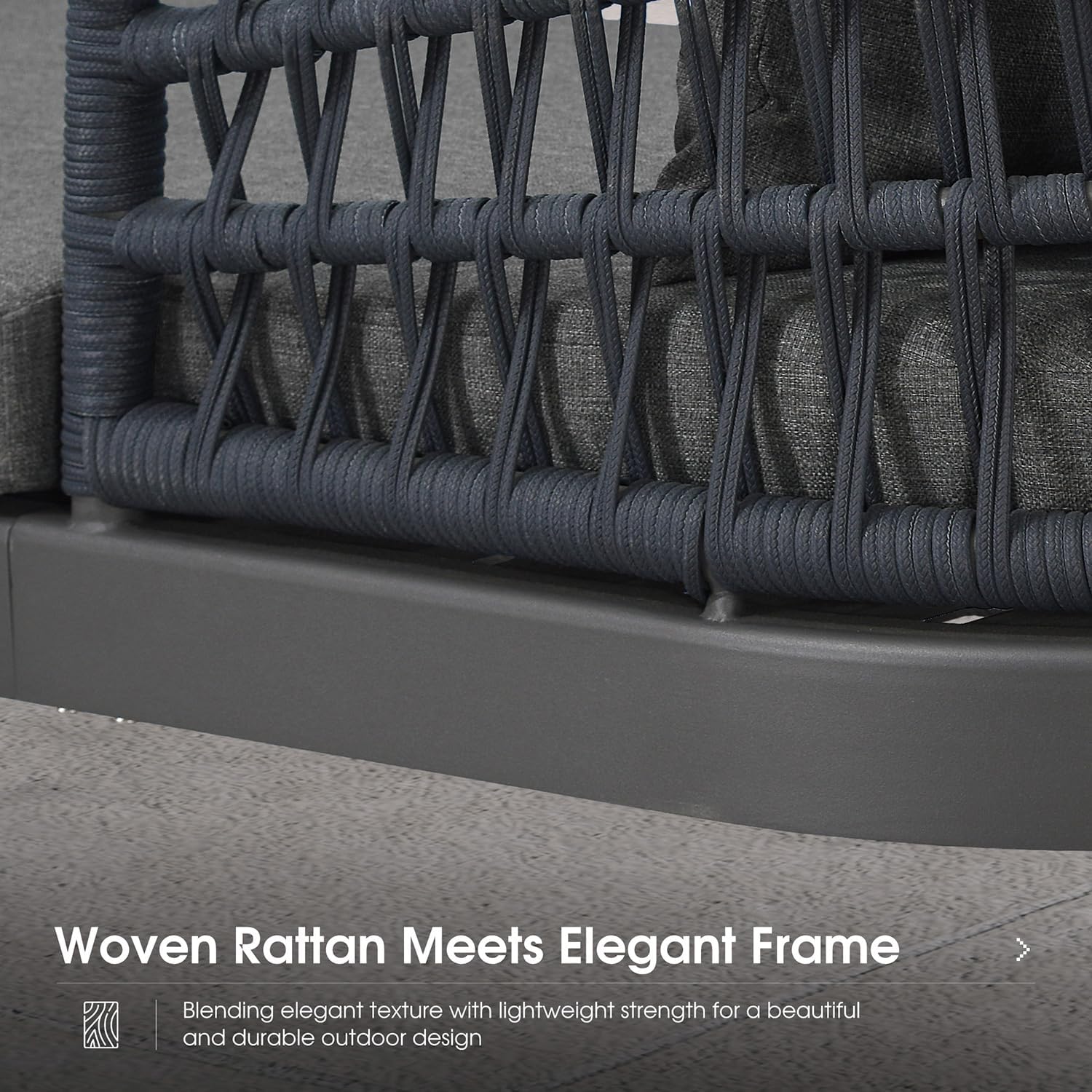 Woven Rattan Meets Elegant Frame

Blending elegant texture with lightweight strength for a beautiful and durable outdoor design