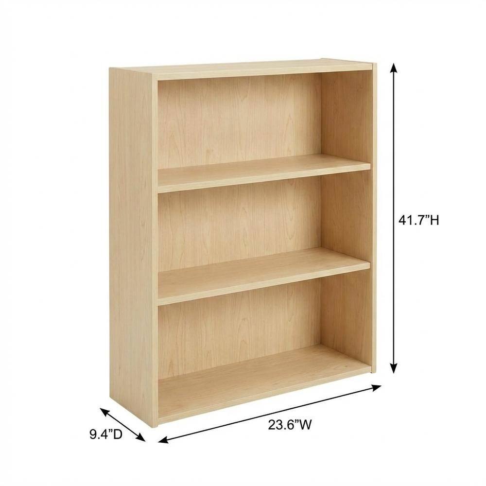 FurniFact - Wood Bookcase with Open Shelving for Home Office Storage - Steam Beech price history on PriceWatchPro