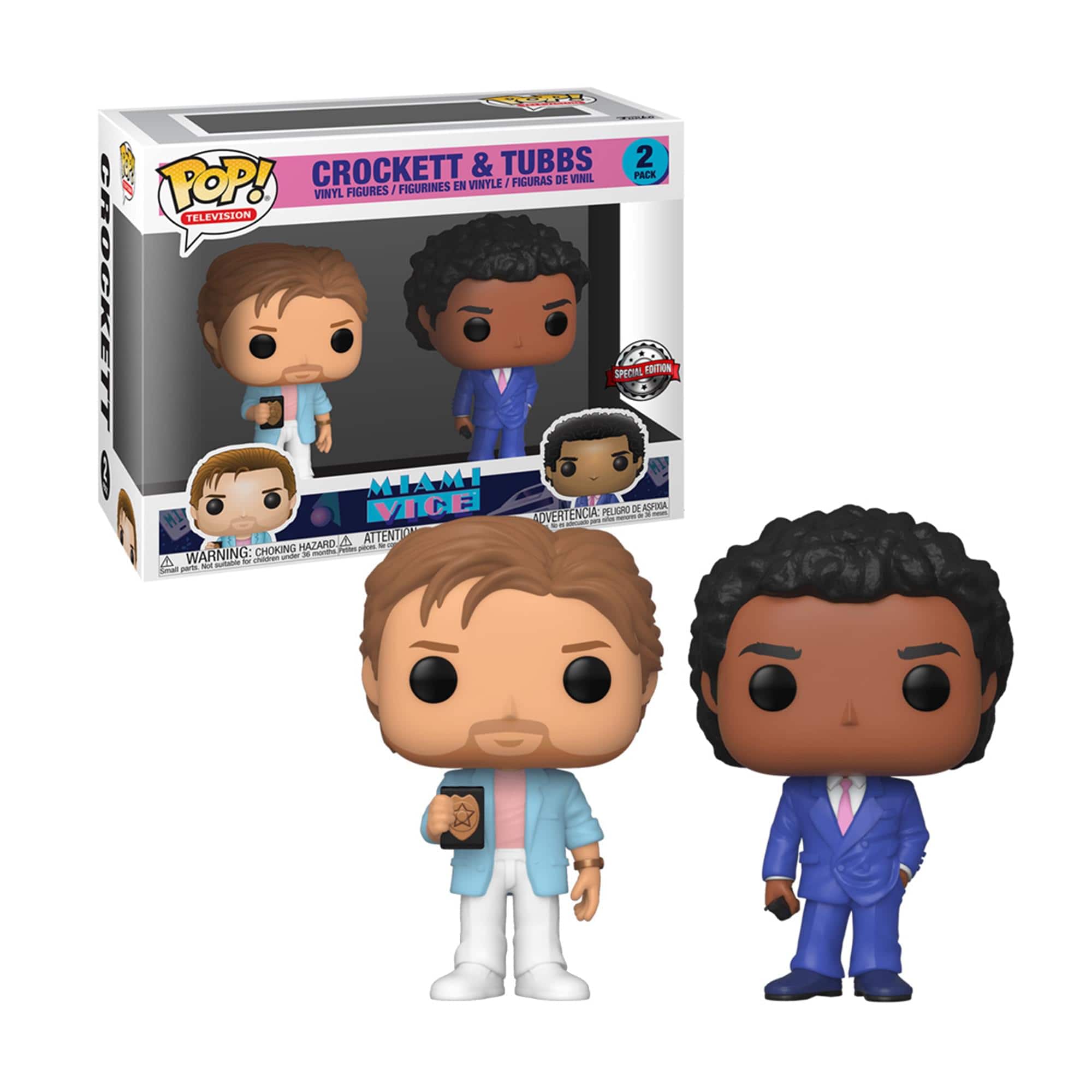 Miami Vice Funko POP 2-Pack | Crockett & Tubbs - Multi-Color price history on PriceWatchPro