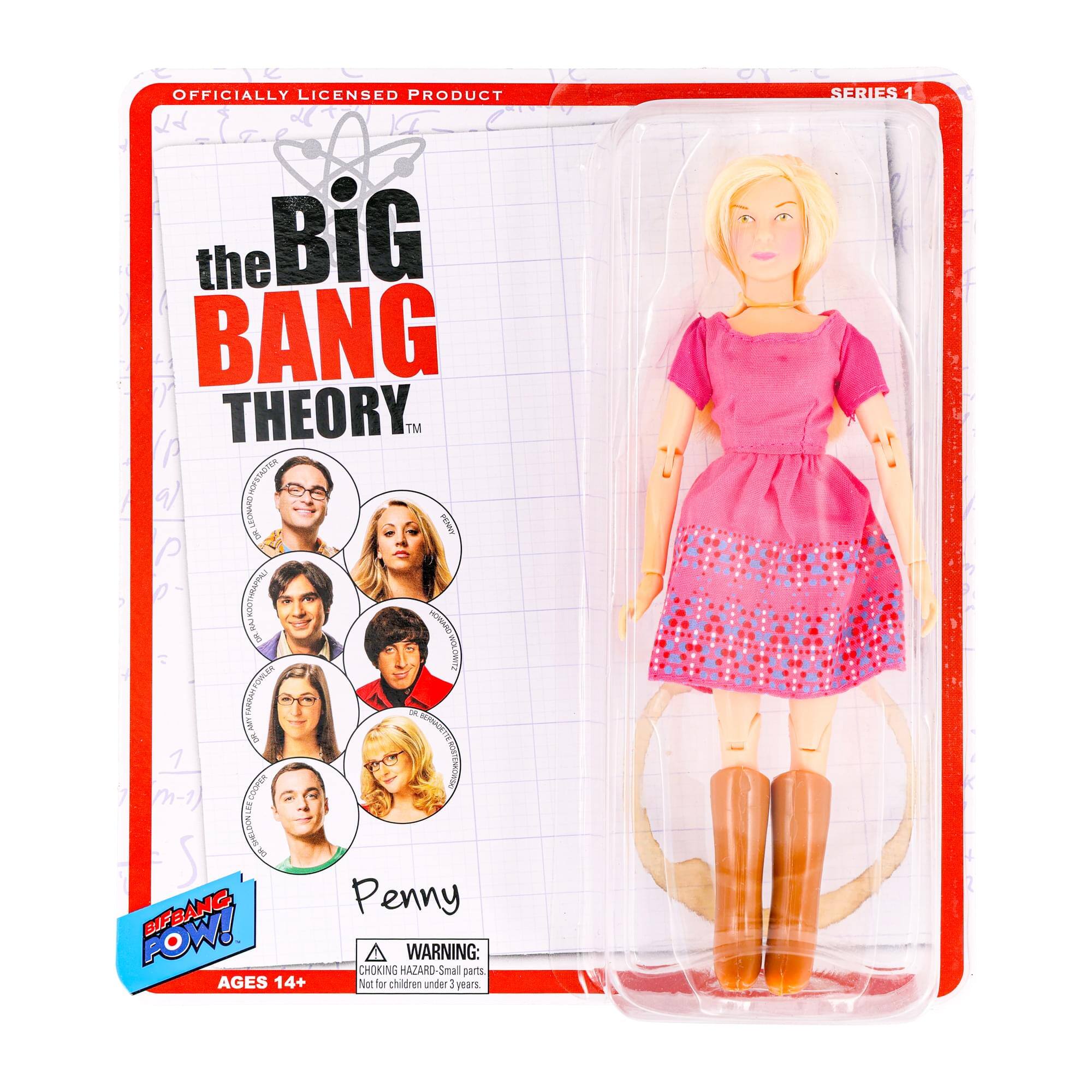 OFFICIALLY LICENSED PRODUCT

the BIG BANG THEORY™

Penny

WARNING: CHOKING HAZARD - Small parts. AGES 14+ Not for children under 3 years.

SERIES 1