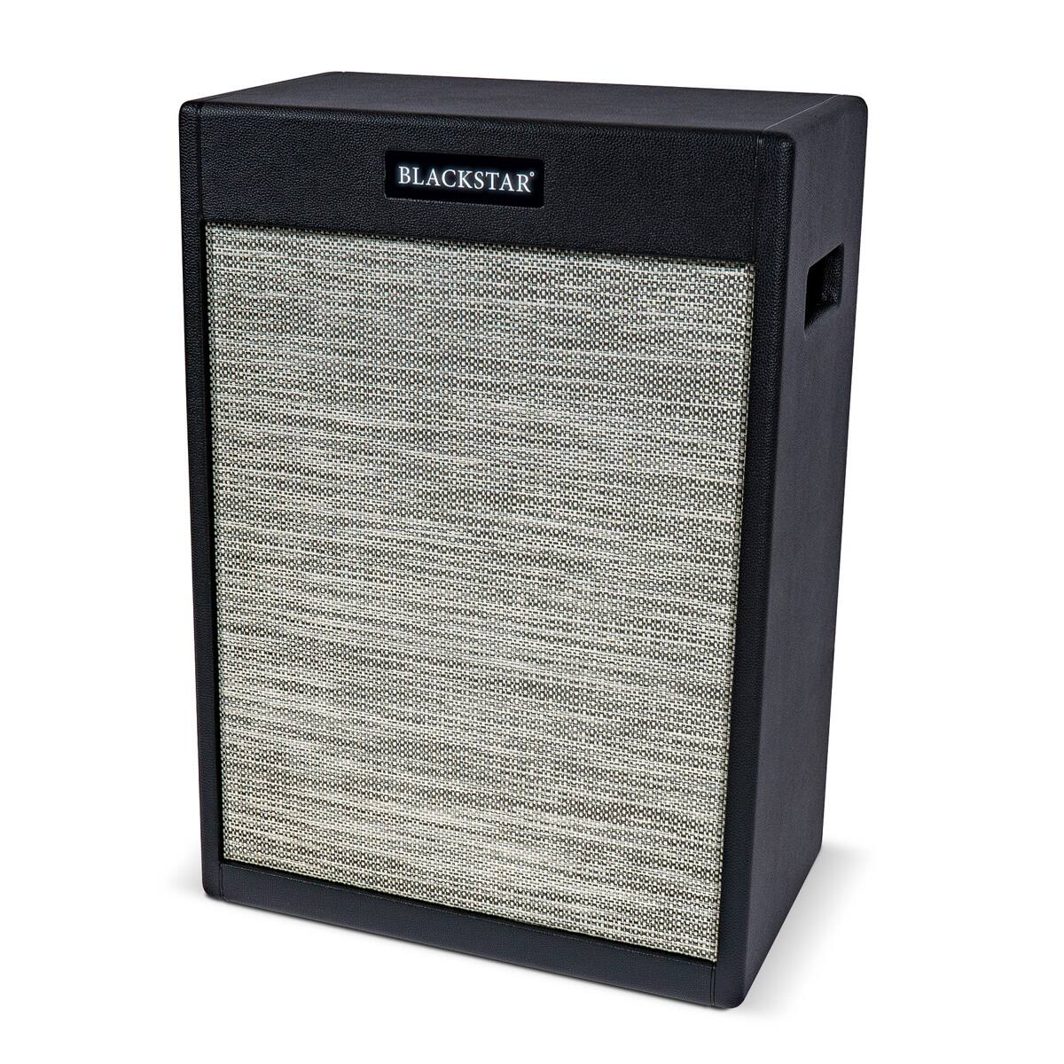 Alt View 1. Blackstar - Blackstar St. James 212VOC Vertical 140W 2x12" Speaker Cabinet, Black.