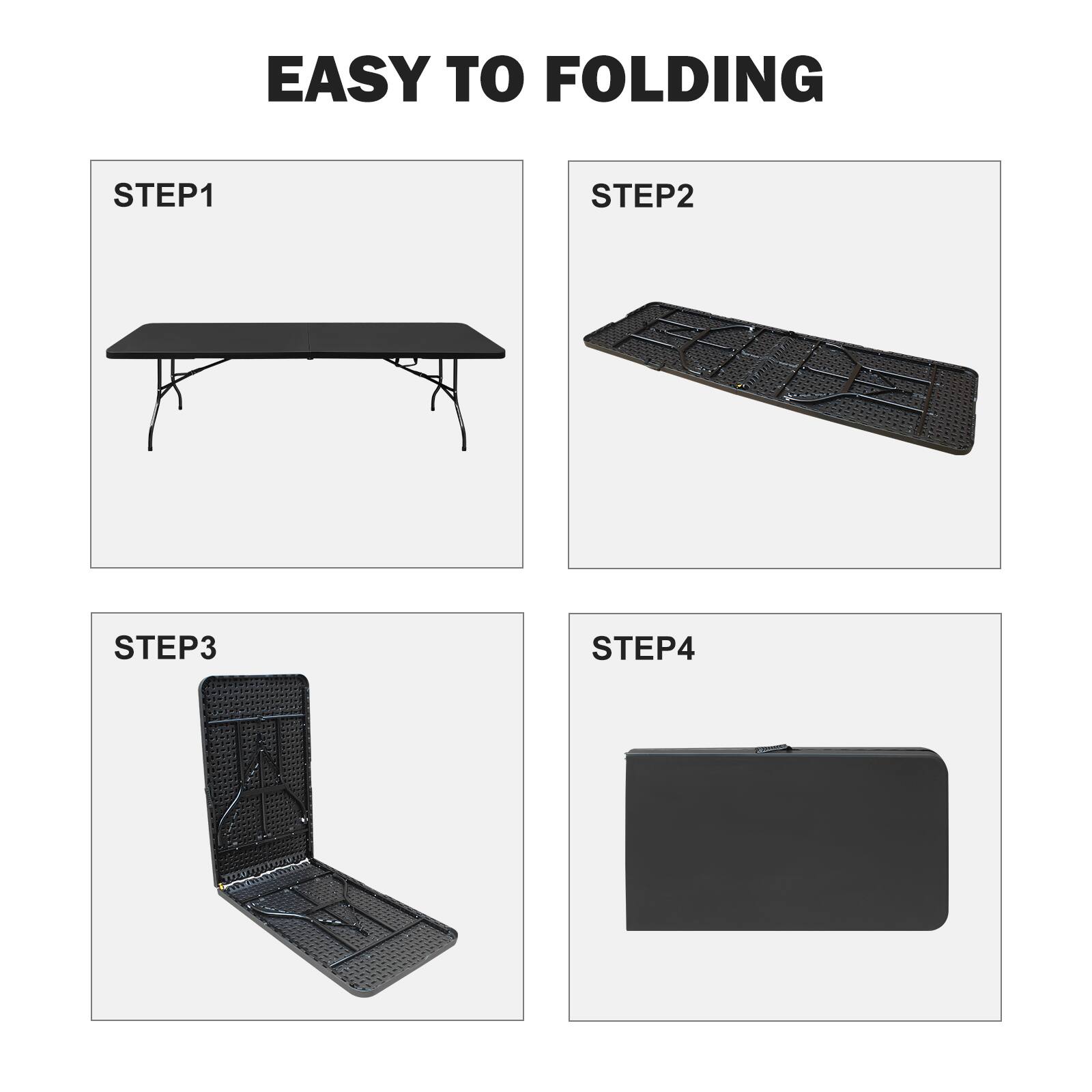 EASY TO FOLDING

STEP1

STEP2

STEP3

STEP4