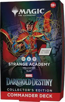 Wizards of The Coast - Magic: The Gathering Marvel: Darkhold Destiny Collector's Edition Commander Deck - Strange Academy