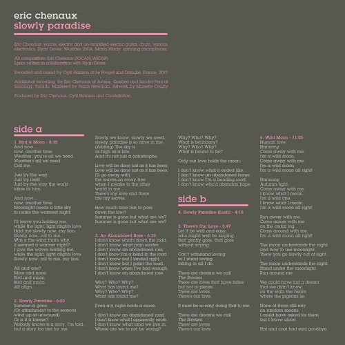 Eric Chenaux - Slowly Paradise   - COMPACT DISCS [CD] price history on PriceWatchPro