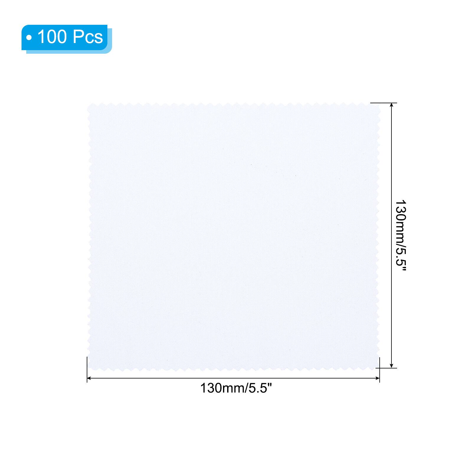 100 Pcs 130mm/5.5" x 130mm/5.5"