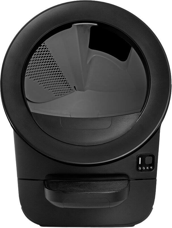 Alt View 1. Whisker - Litter-Robot® EVO Compact Smart App-Controlled Automatic Self-Cleaning Litter Box - Black.