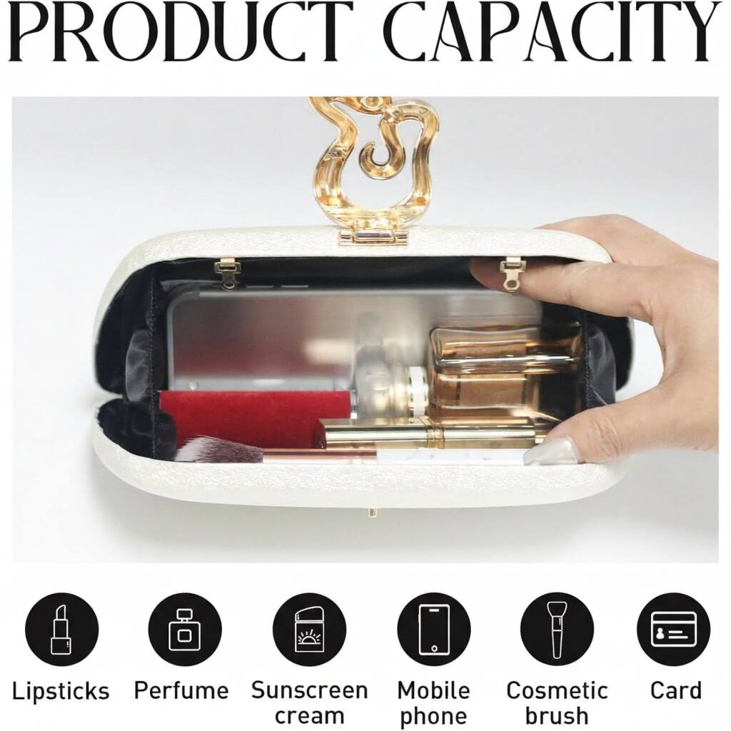 PRODUCT CAPACITY

- Lipsticks
- Perfume
- Sunscreen cream
- Mobile phone
- Cosmetic brush
- Card