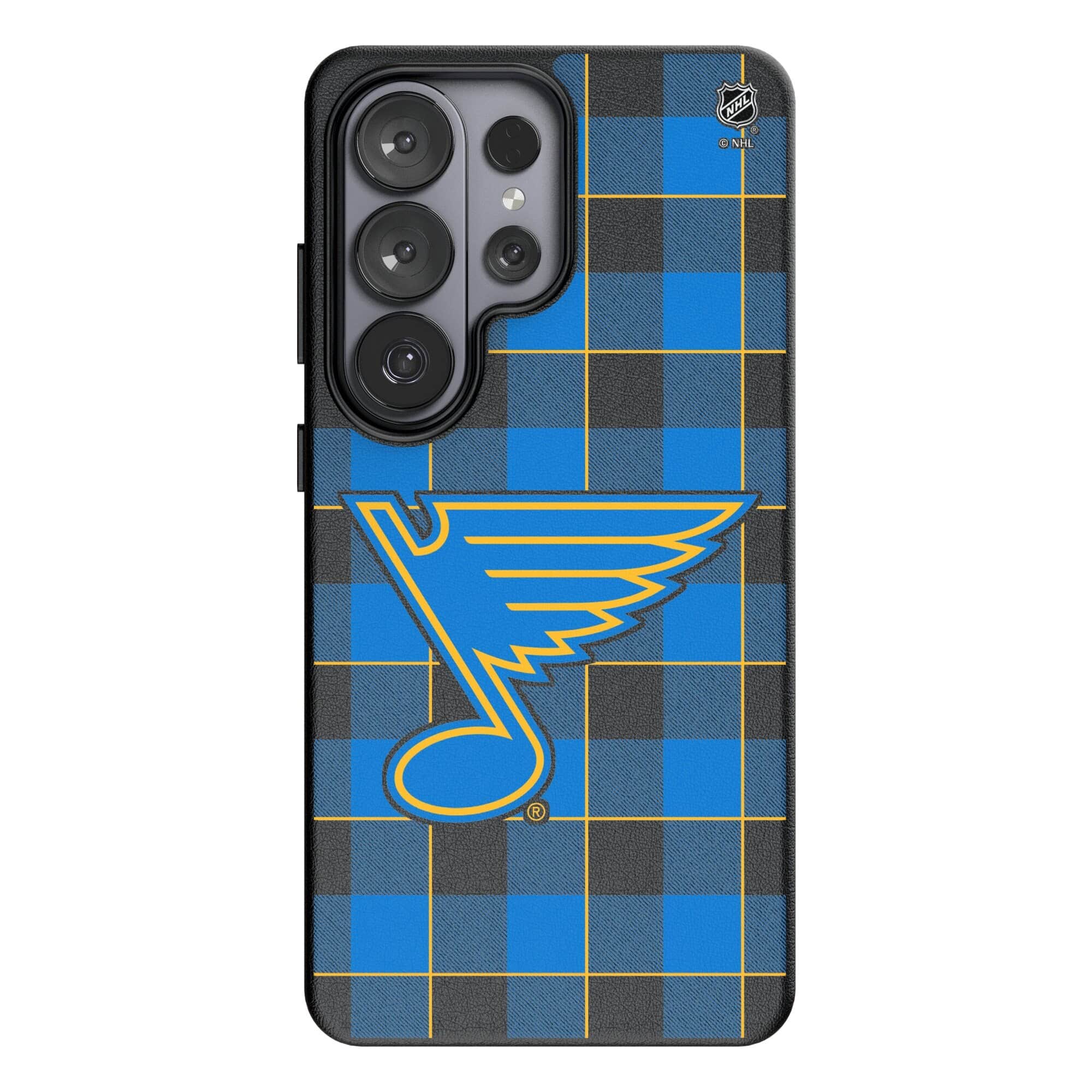Keyscaper - NHL - St. Louis Blues Plaid Galaxy Magnetic Bump Case - S24 Plus - Black price history on PriceWatchPro