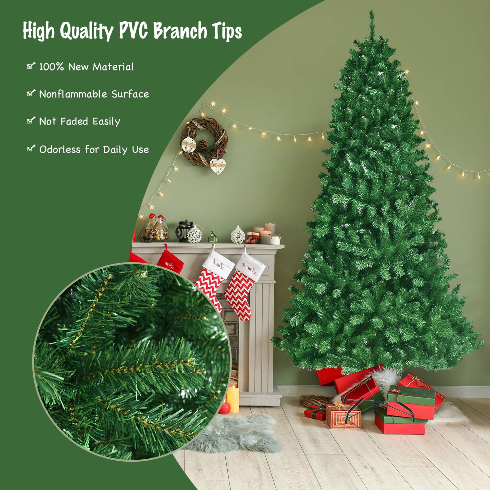 High Quality PVC Branch Tips

- 100% New Material
- Nonflammable Surface
- Not Faded Easily
- Odorless for Daily Use