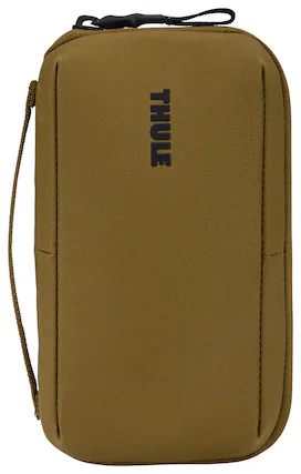 Front. Thule - Aion Travel Organizer Pouch – Compact Packing & Accessory Case - Nutria Brown.
