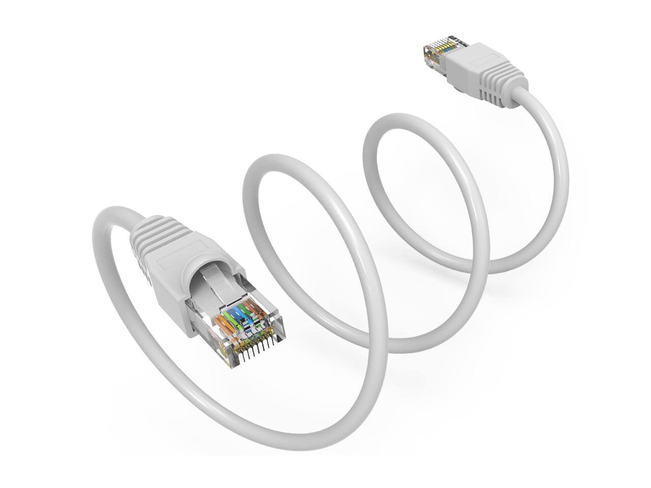 Alt View 3. Nippon Labs - Nippon Labs 75Ft Cat6A UTP Ethernet Cable, 24AWG Gigabit LAN, White.