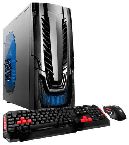 Front. iBUYPOWER - Desktop - AMD FX-Series - 8GB Memory - 2TB Hard Drive - Black/Blue.