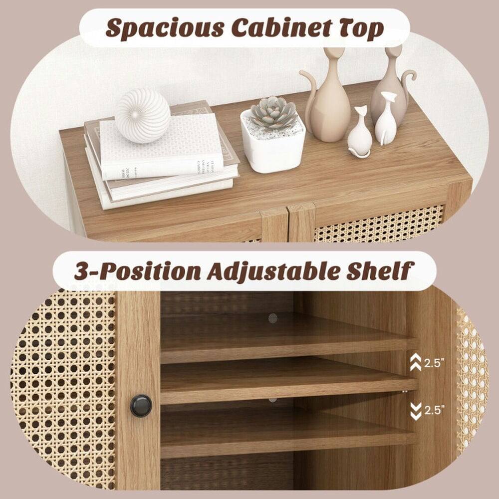 Spacious Cabinet Top

3-Position Adjustable Shelf

2.5"
