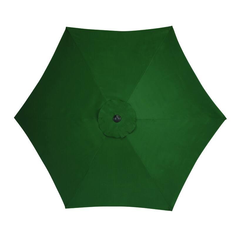 Angle. Living Accents - Living Accents 9 ft. Tiltable Green Market Umbrella.