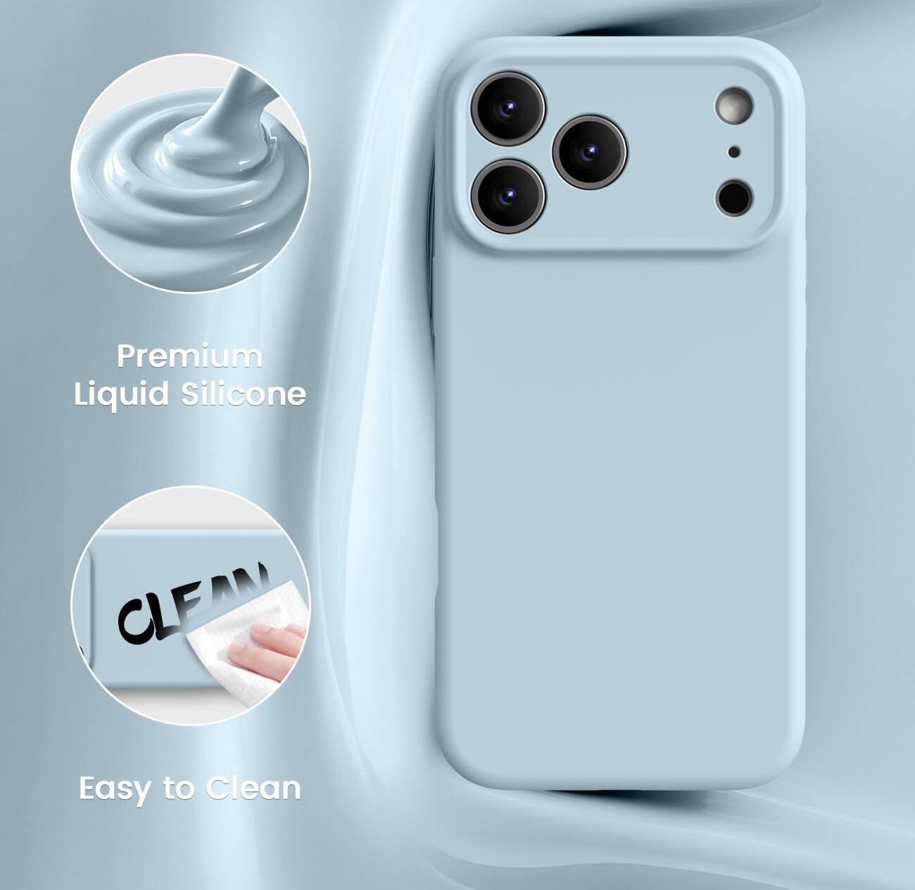 Premium Liquid Silicone  
Easy to Clean