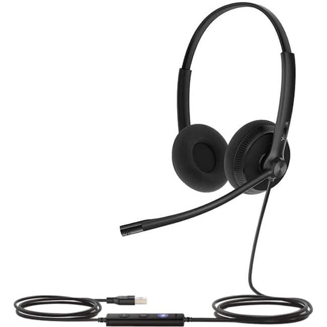 Yealink - UH34 Lite Headset - Stereo - USB Type C, Mini-phone (3.5mm) - Wired - 32 Ohm - 20 Hz to 20 kHz - Over-the-head - Red price history on PriceWatchPro