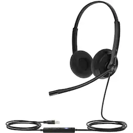Yealink - UH34 Lite Headset - Stereo - USB Type C, Mini-phone (3.5mm) - Wired - 32 Ohm - 20 Hz to 20 kHz - Over-the-head - Red