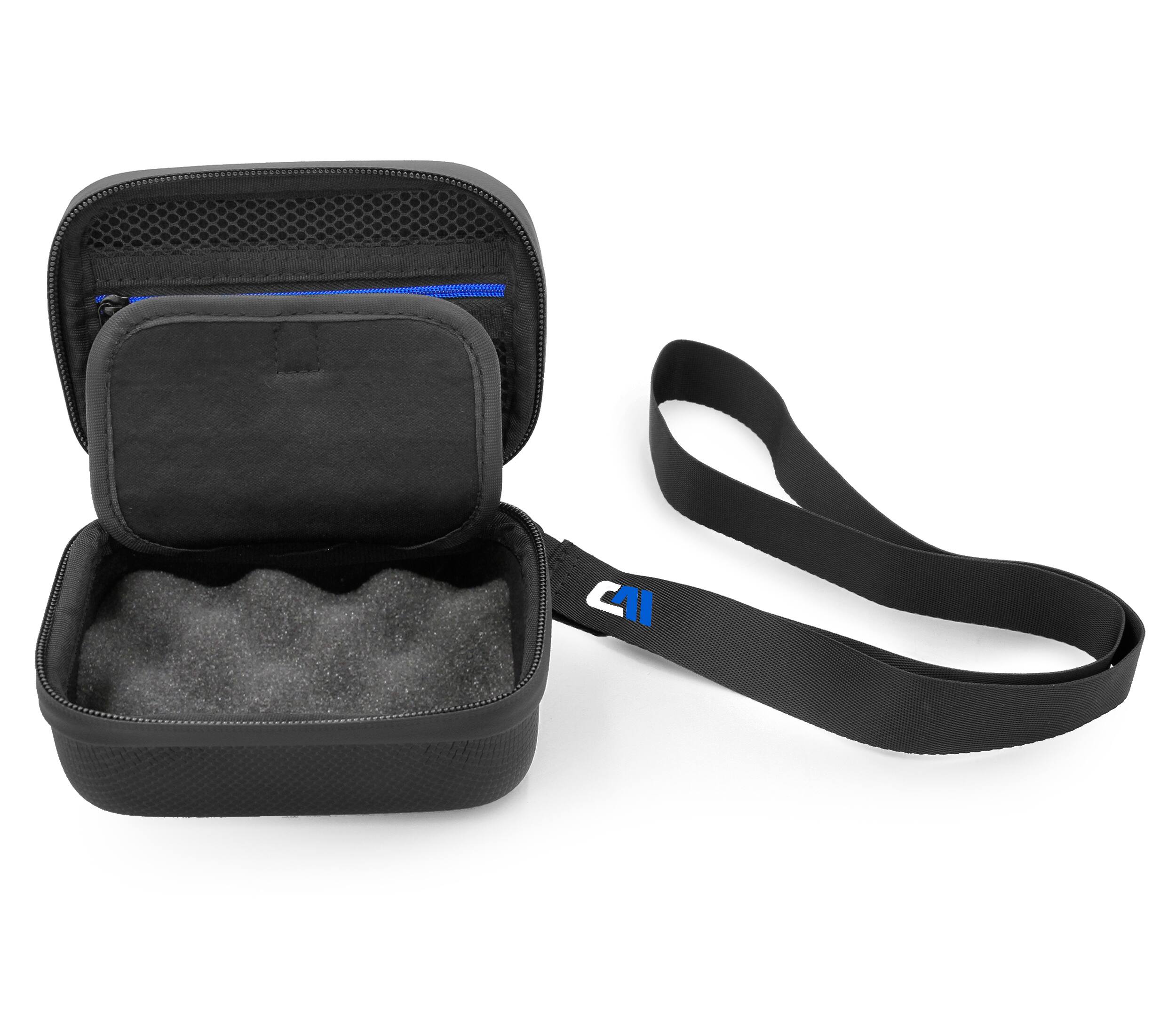 Left. CASEMATIX - Travel Case for Elgato Stream Deck Neo Game Capture and Task Manager Device for Streamers and Creators - Case Only.