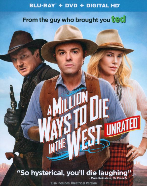  A Million Ways to Die in the West [2 Discs] [Includes Digital Copy] [Blu-ray/DVD] [2014]
