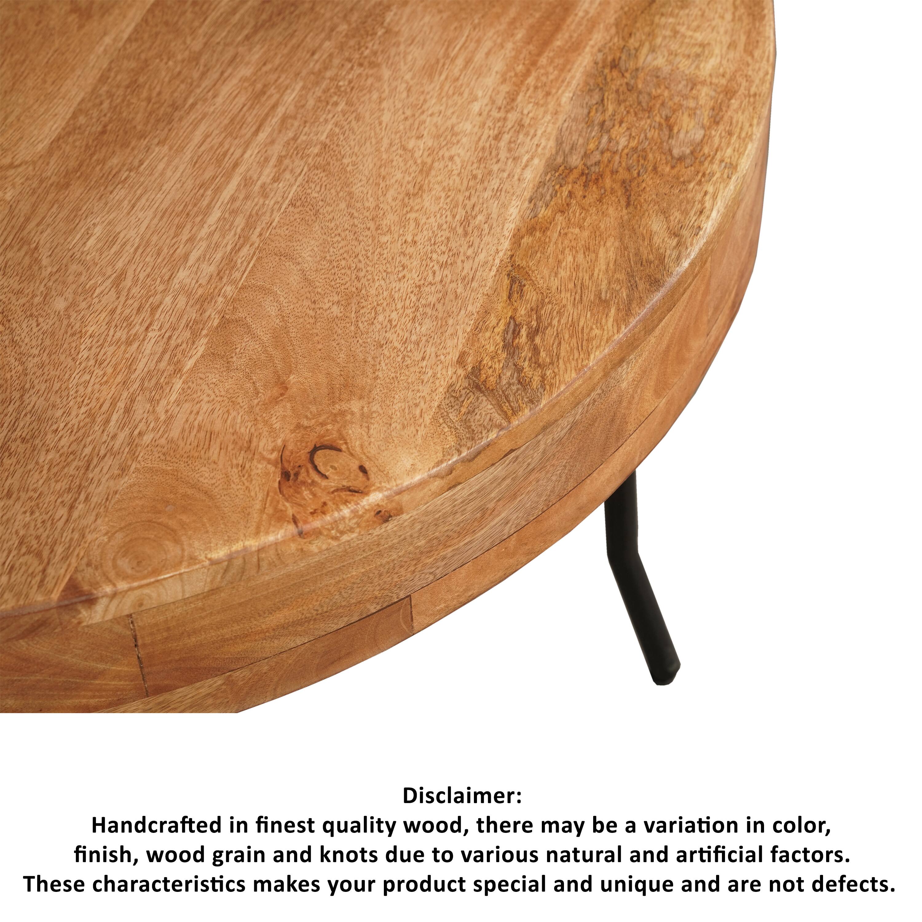 Disclaimer: Handcrafted in finest quality wood special and unique and are not defects.