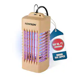 Indoor Bug Zapper 1000V UV Light Mosquito & Fly Trap Plug-In for Home 160 Sq Ft