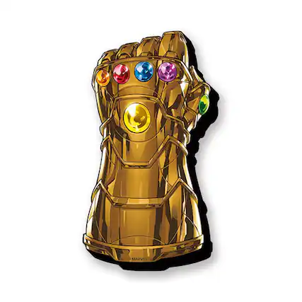 Front. Marvel - Marvel Thanos Gauntlet Funky Chunky Magnet - Multi-Colored.