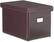 Angle Standard. Case Logic - 100-Disc Collapsible Media Storage Box - Brown.