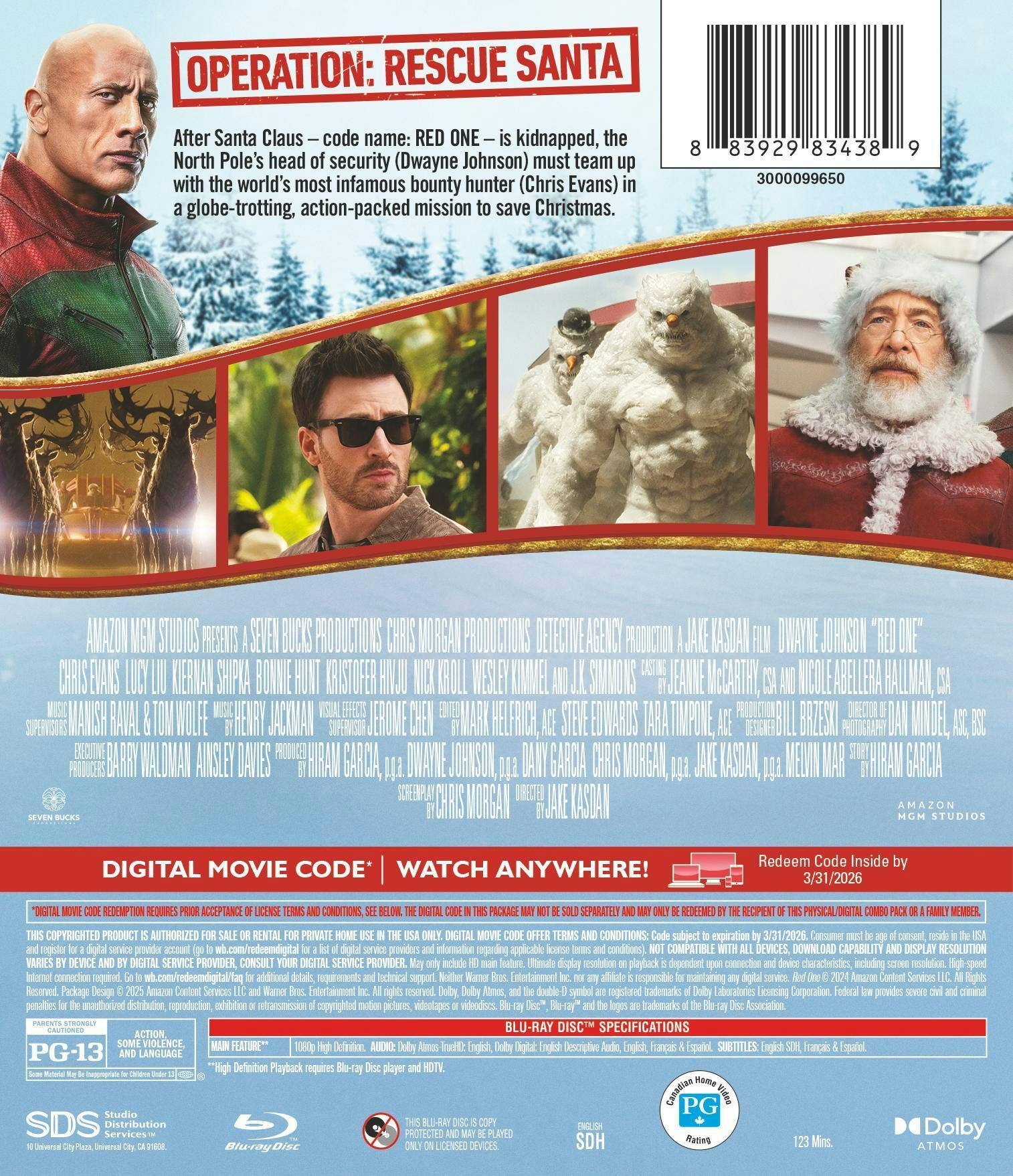 Back. Red One [Blu-ray].