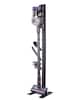 Front. VEVOR - Vacuum Stand for Dyson Multi-Models Stable Storage Bracket Holder with 6 Hooks - Black.