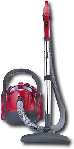 Front Standard. Dirt Devil - Vision Bagless Canister Vacuum - Red.
