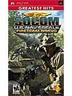 Front Detail. SOCOM: U.S. Navy SEALs Fireteam Bravo Greatest Hits - PSP.
