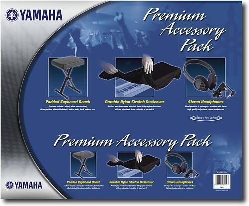 Front Standard. Yamaha - Accessory Pack for 88-Key Keyboard.