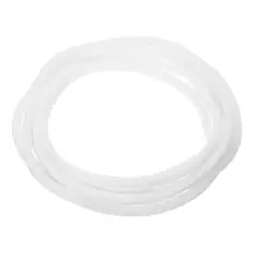 Front. Unique Bargains - Split Sleeve Wire Loom 9/32" 9.84Ft Self Wrapping Braided Sleeve UL94-V2 Fireproof PET for Automotive Home - White.