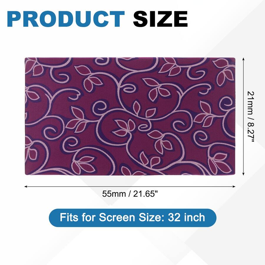 32 Inch Computer Cover Unique Bargains Monitor Dust Cover Anti Static Dustproof Protective ...