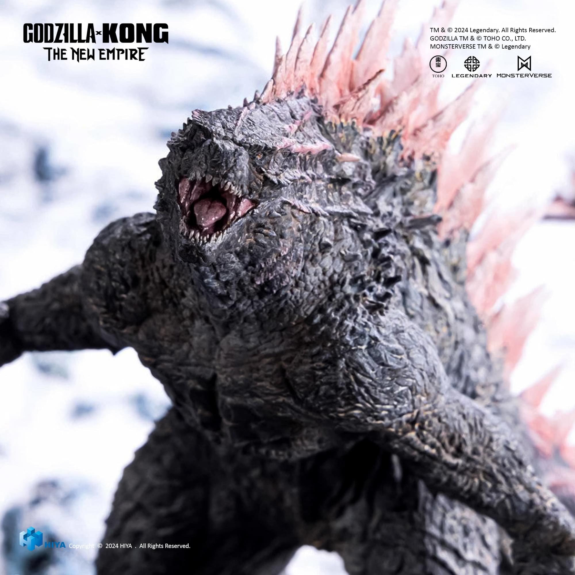 GODZILLA-KONG THE NEW EMPIRE  
TM & © 2024 Legendary. All Rights Reserved.  
GODZILLA TM & © TOHO CO. LTD.  
MONSTERVERSE TM & © Legendary  
HOEI LEGENDARY MONSTERVERSE  
HIYA Copyright © 2024 HIYA. All Rights Reserved.