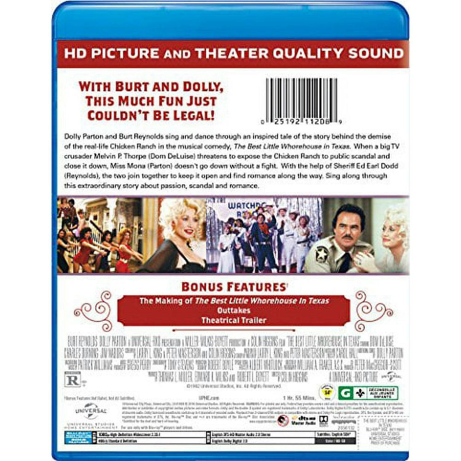 Back. The Best Little Whorehouse in Texas [Blu-ray].
