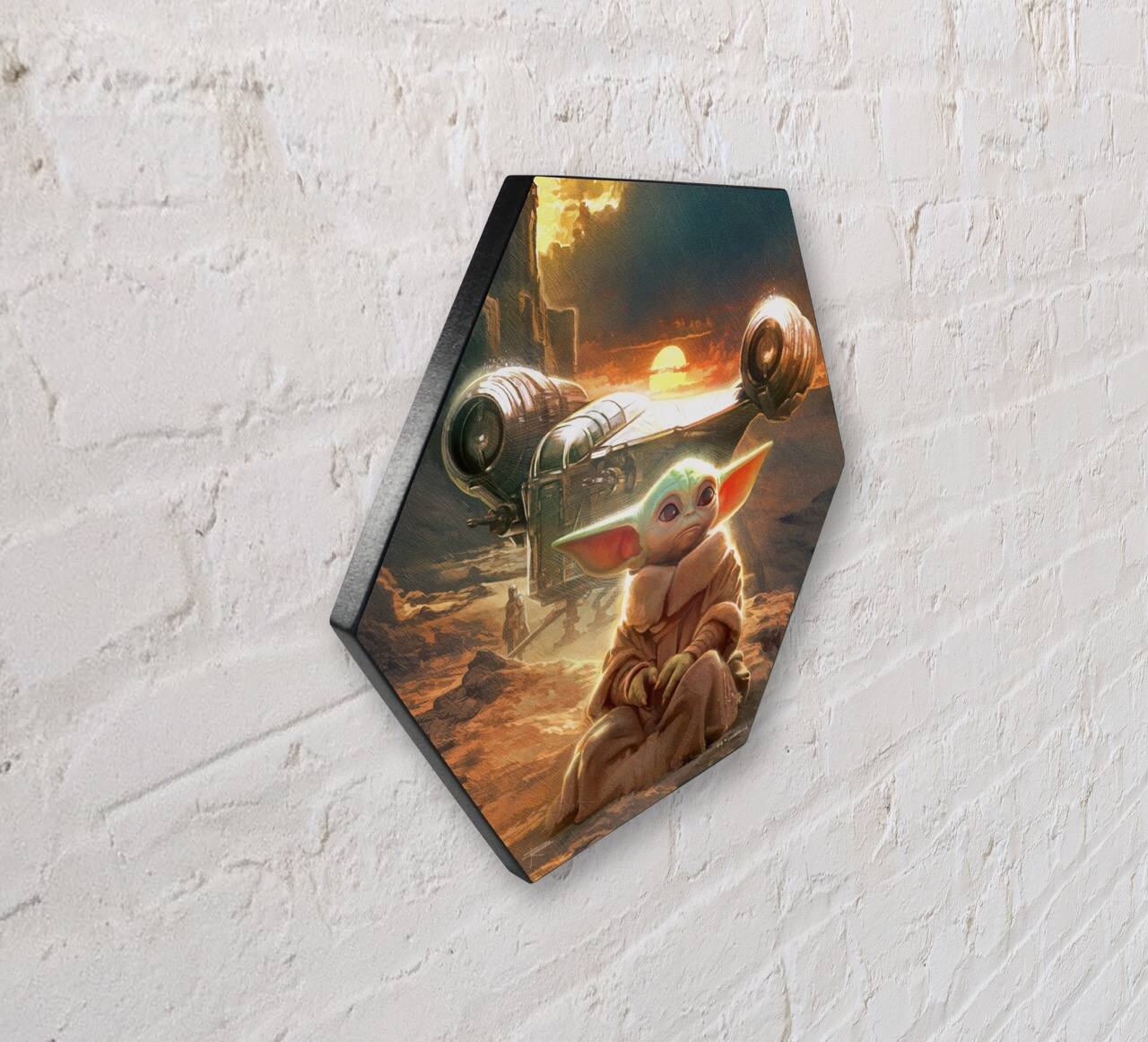 Alt View 3. Trend Setters - Star Wars (The Foundling's Journey by Brian Rood) KNEXAGON™ Wood Print - Multicolor.