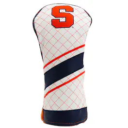 Team Golf - Syracuse Orange Striped Quilted Driver Headcover - Multicolor