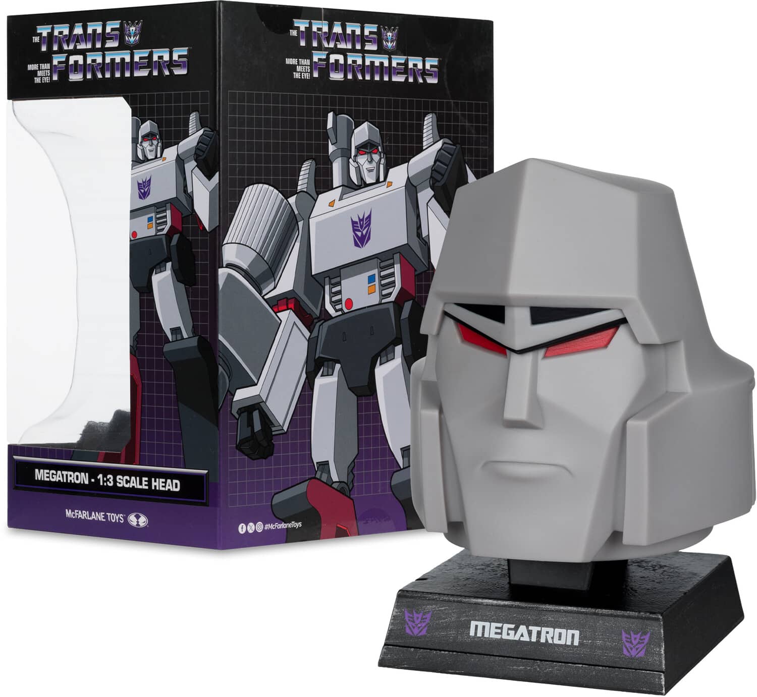 McFarlane Toys - Transformers - 1:3 Scale Replica Bust - Megatron - COLLECTIBLES - Multicolor