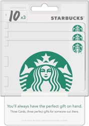 Starbucks - $10 Gift Cards (3-Pack) - Front_Zoom