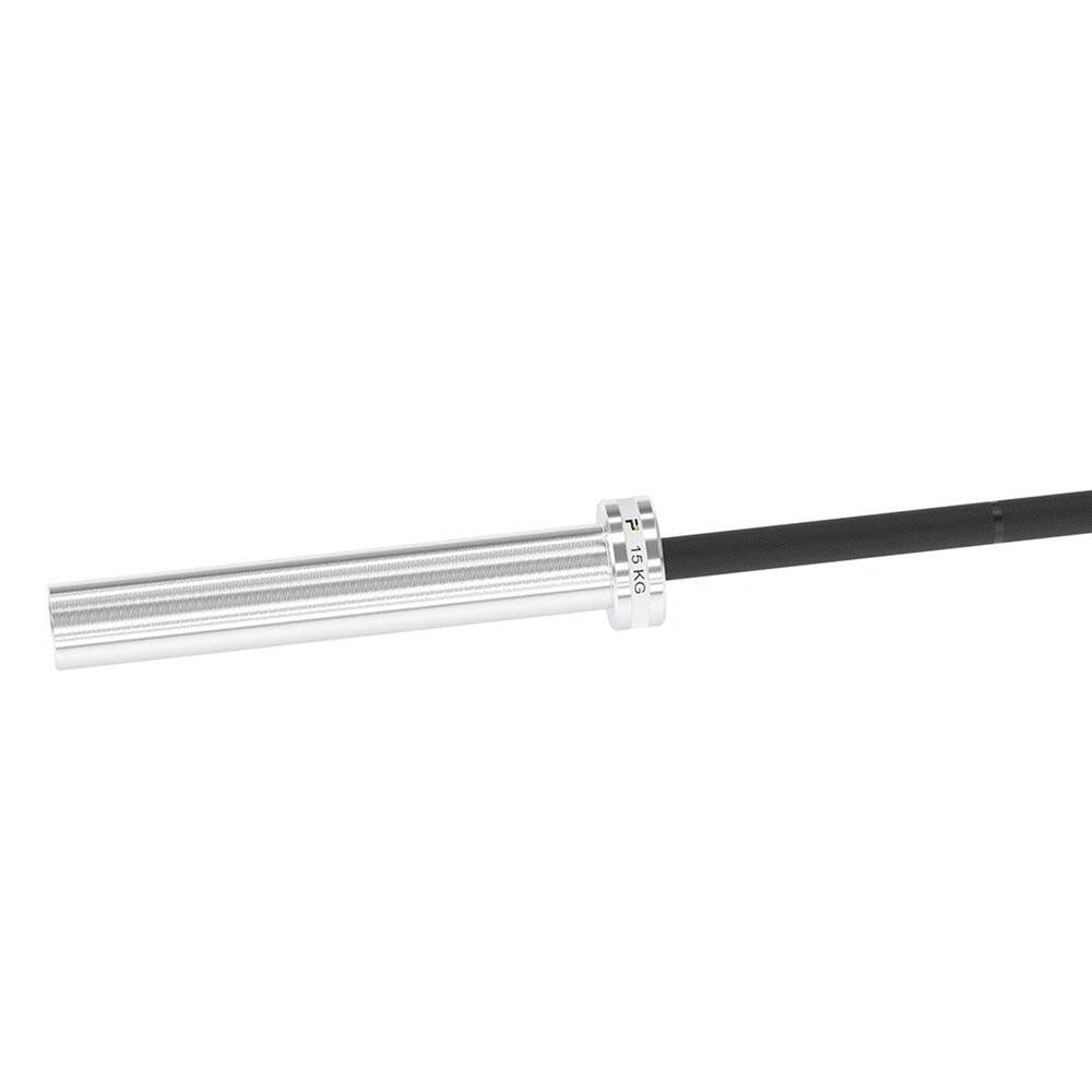 Alt View 2. Power Systems - Power Systems 15kg Women's Hybrid Olympic Barbell, 79" - Silver.