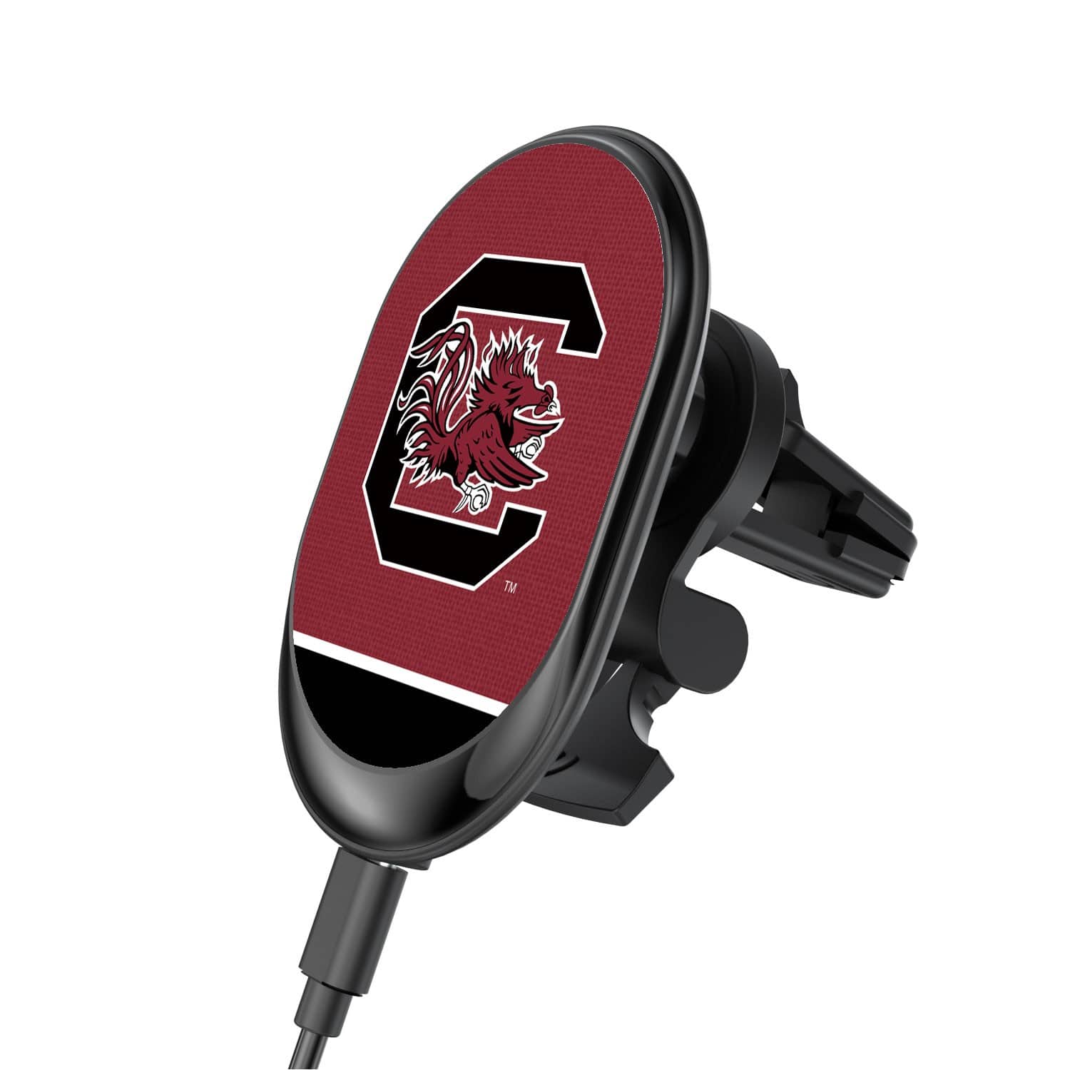 Keyscaper - South Carolina Gamecocks Wireless Magnetic Car Charger - Multicolor