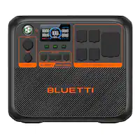BLUETTI - AC200PL 2400W Back-Up Expaandable Solar Generator (2304 Wh Capacity) - Black - Front_Zoom